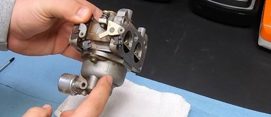 john deere x350 clogged and dirty carburetor