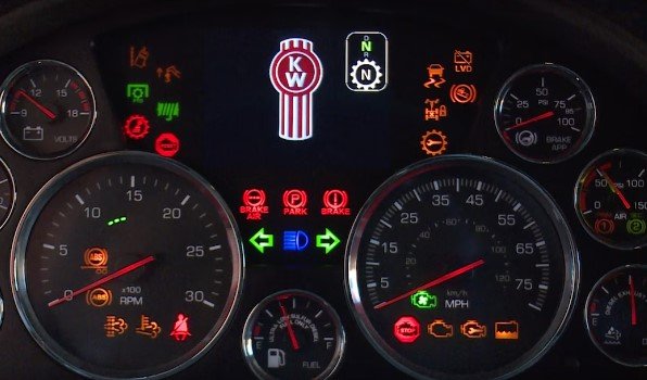 most common kenworth dash lights and meaning