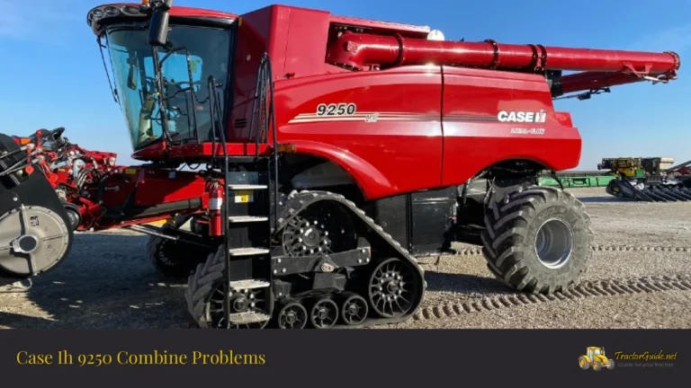 case ih 9250 combine problems