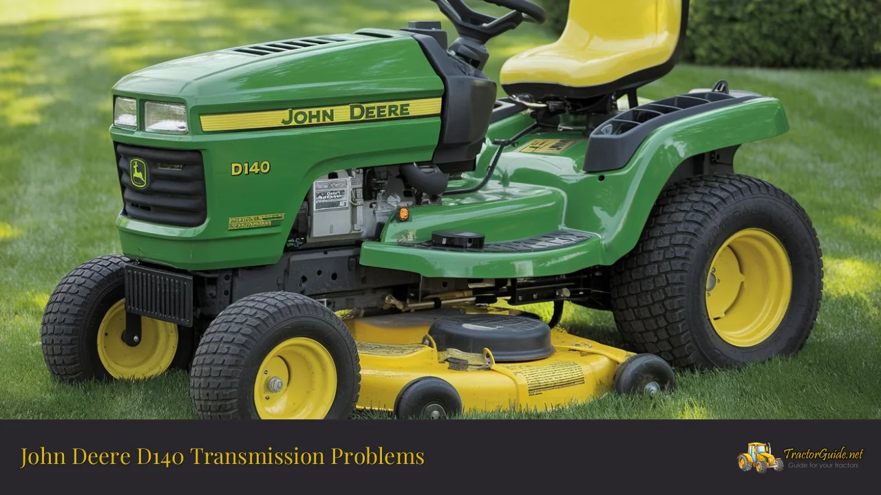 john deere d140 transmission problems