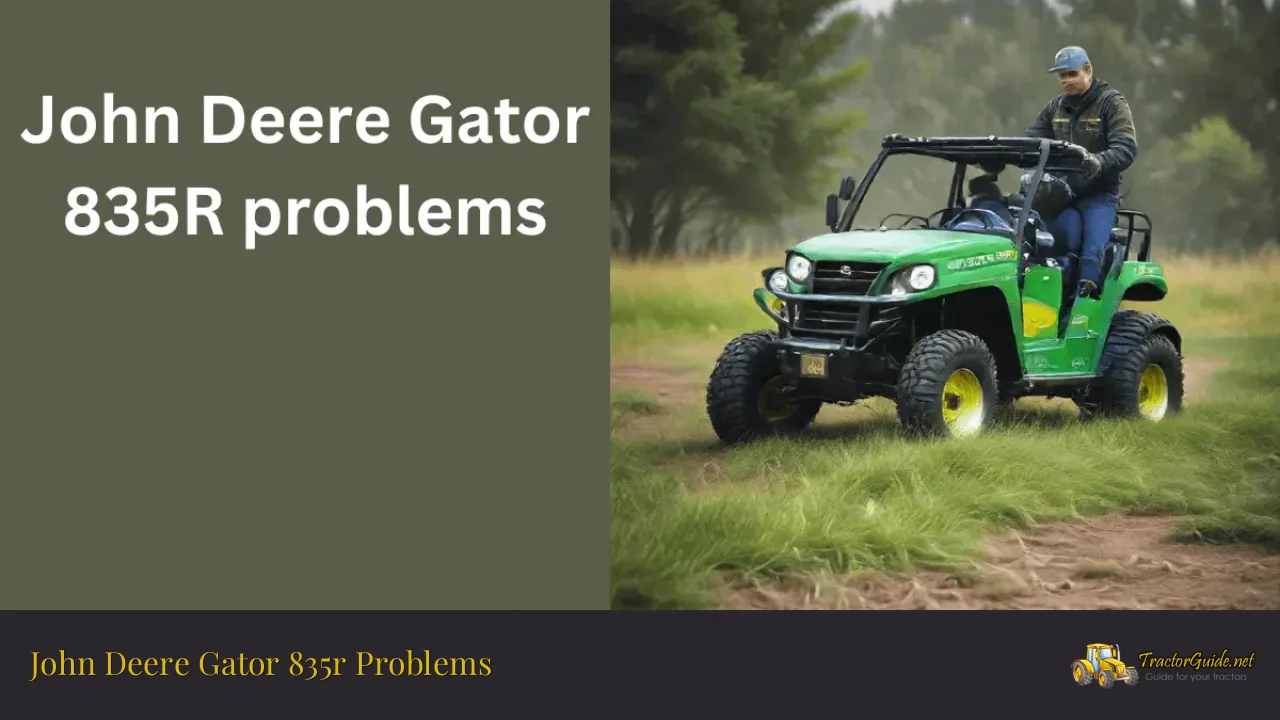 john deere gator 835r problems