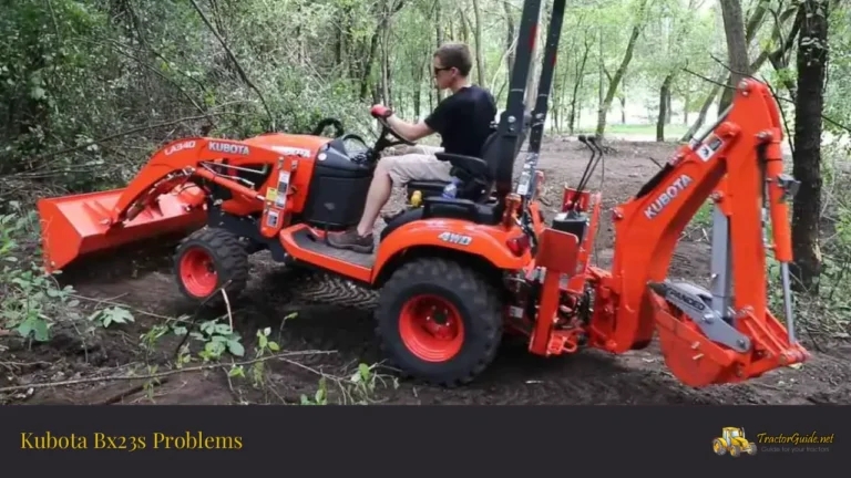 kubota bx23s problems