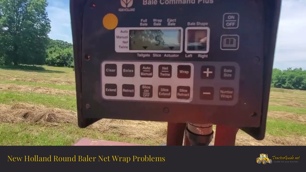 new holland round baler net wrap problems