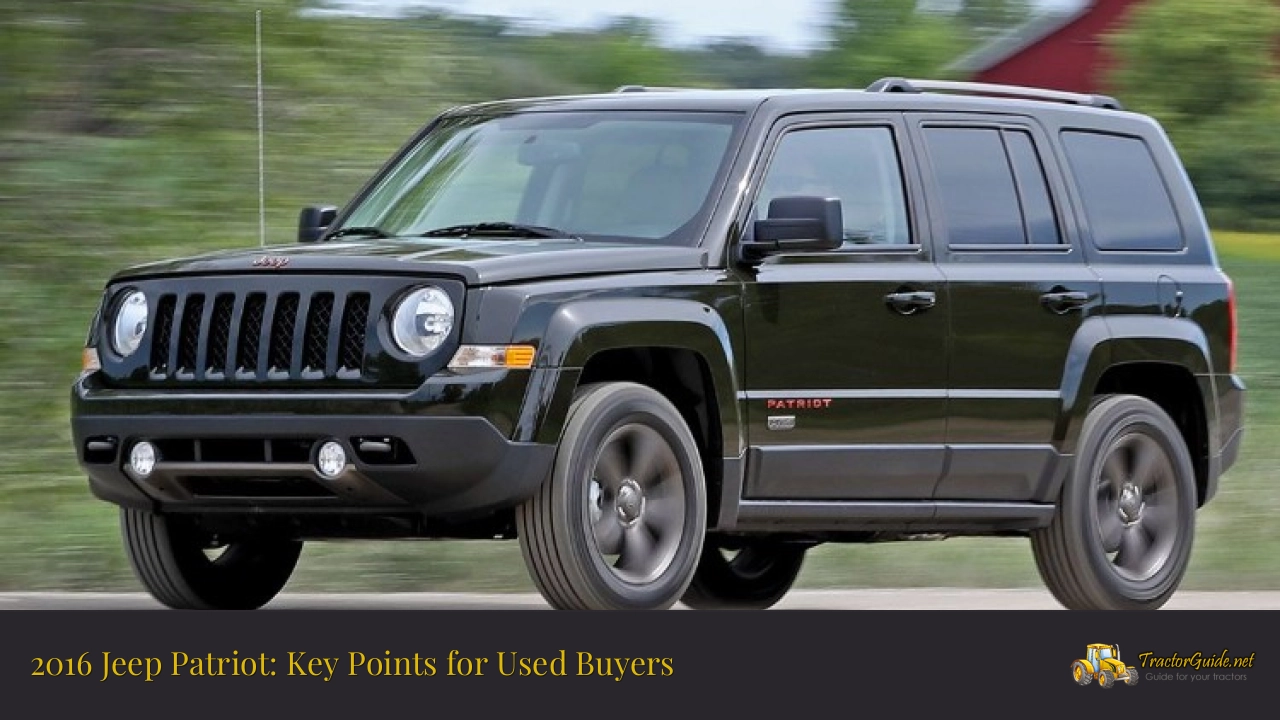 2016 jeep patriot