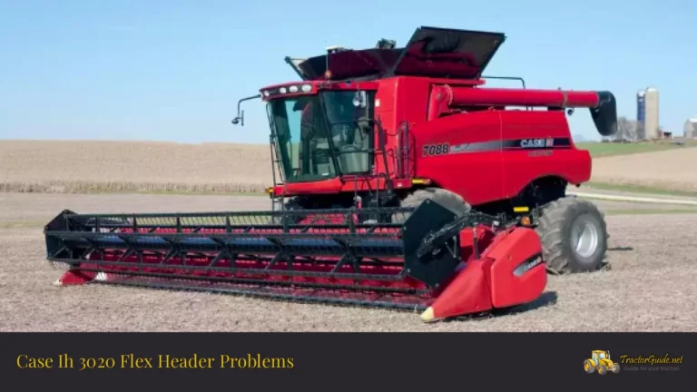 case ih 3020 flex header problems