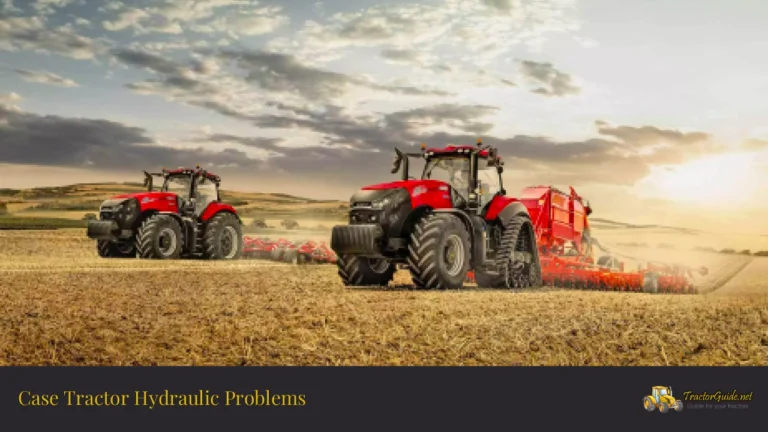 case tractor hydraulic problems