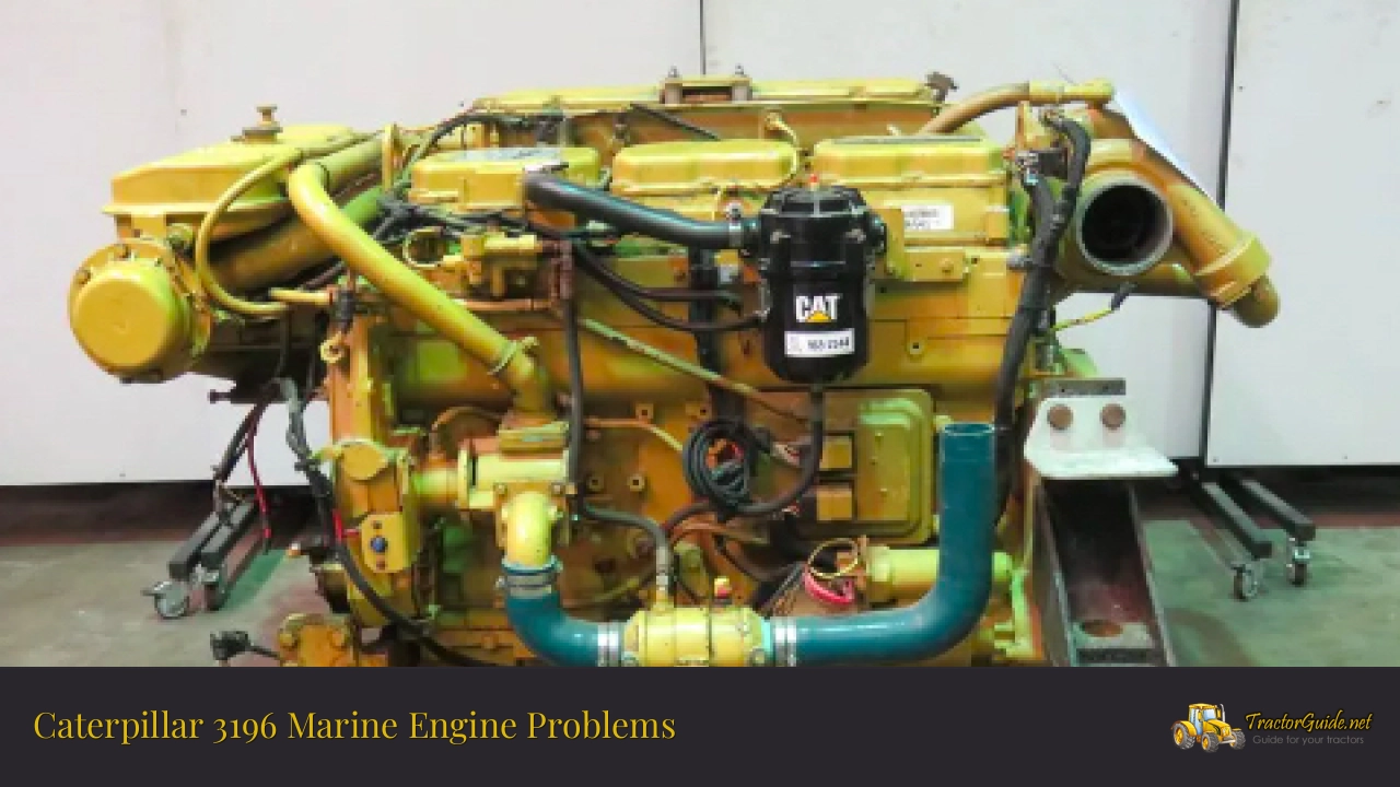 caterpillar 3196 marine engine problems