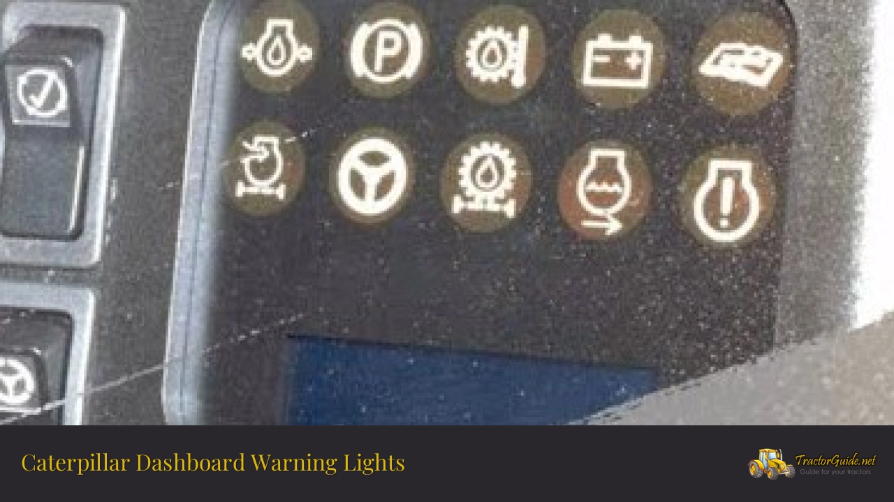 caterpillar dashboard warning lights