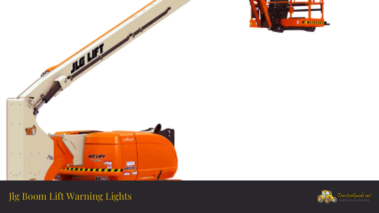 jlg boom lift warning lights