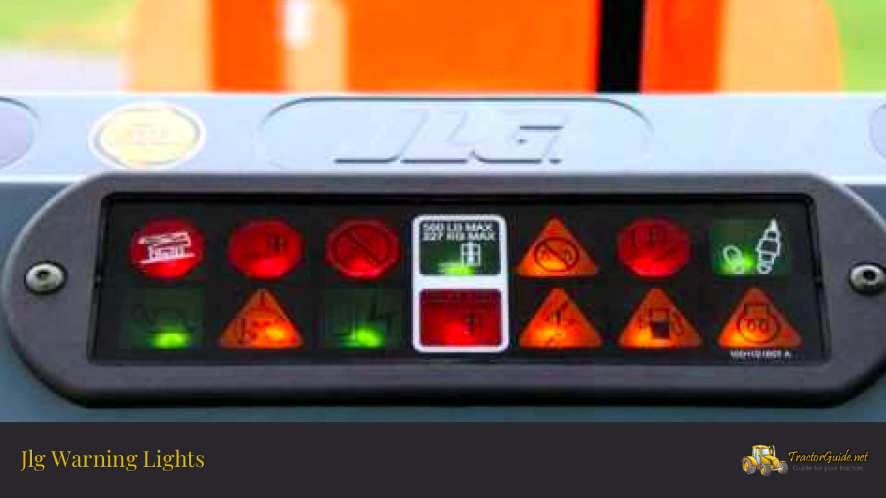 jlg warning lights