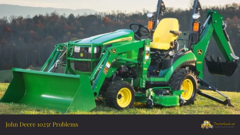 john deere 1025r problems