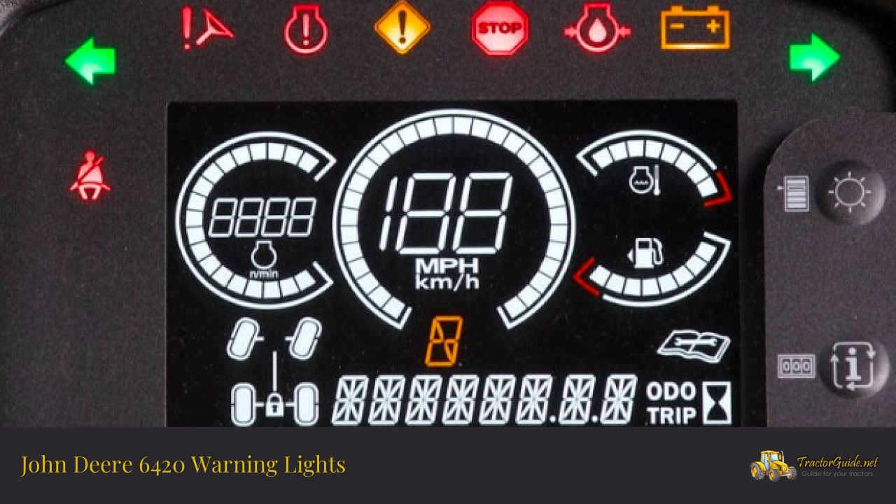 john deere 6420 warning lights