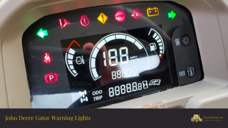 john deere gator warning lights