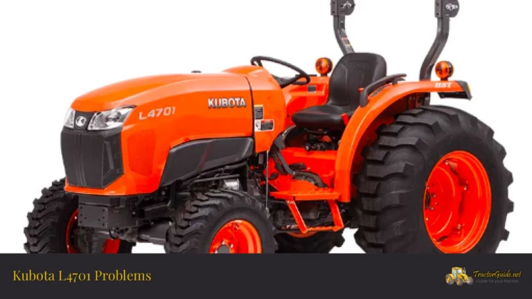 kubota l4701 problems