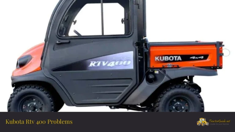 kubota rtv 400 problems