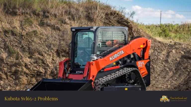 kubota svl65-2 problems