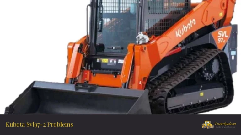 kubota svl97-2 problems